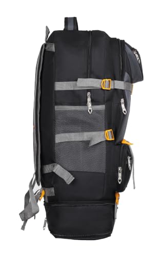Image of ALEXA BAGS Rucksack Bags 75 Litres Travel Bag For Men Tourist Bag For Travel Backpack For Hiking Trekking Bag For Men Camping Banyan Ii With 1 Year Warranty, Green