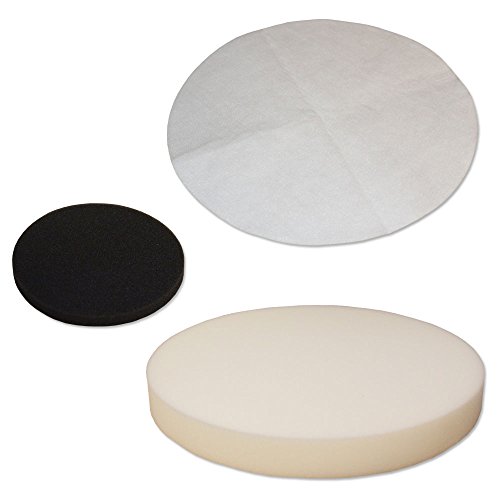PakTrade Set - Filtro Grueso + Filtro Fino + Filtro Motor Compatible con Nilfisk GD 930, GD930, Lux DP 9000, DP9000 | Accesorios, repuestos