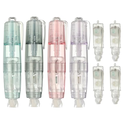 Ruban correcteur robuste PATIKIL applicateur rechargeable rétractable de haute précision