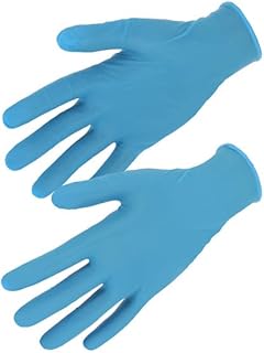 COARTEX COARTEX Guantes de Nitrilo Azul | Certificado EPI Categoría III (Protección Virus y Químicos) | Calidad AQL 1.5...