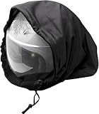Sacca Porta Casco Moto, WizeFolk Borse Universali per Casco con coulisse, 47 x 52 cm borsa per casco da moto in peluche,per casco da moto, caschi da sci, basket, fitness, attività all'aperto (nero)
