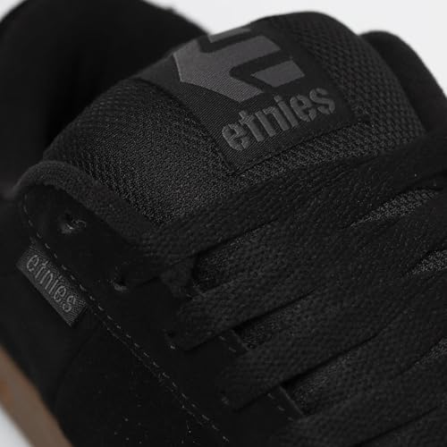 Image of Etnies Kingpin - Classic Skate Heritage Fashion Style with on-Trend Puffy Look, Reinforced Cupsole - Black /Dark Grey /Gum - 10