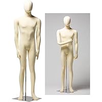 Amazon.co.jp: ポーズ可能なマネキン全身、柔軟なドレスフォーム