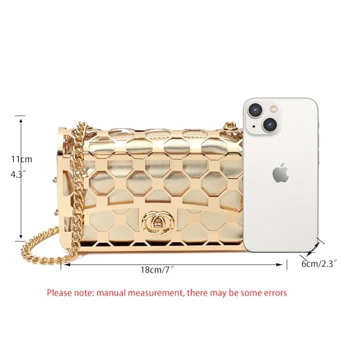 Image of CARIEDO Women Evening Bag Elegant Clutch Purse Exquisite Velvet Metal Hollow out Handbags Prom Wedding Party