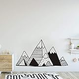 JURUOXIN Mountains Vinyl Wall Sticker Art Geometric Decoration for Home Decal Nursery Design Kids Bo