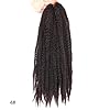 Marley Twist Braiding Hair 8 Packs – Jumbo Afro Kinky Crochet Hair for Senegalese Twists & Faux Locs – Soft Heat-Friendly Synthetic Fiber(T1B/30, 18 Inch (Pack of 8)) #3