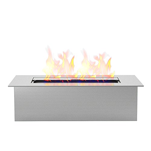 Regal Flame Slim 12 Inch Bio Ethanol Fireplace Burner Insert 1.5 Liter. All Types of Indoor, Gas Inserts, Ventless & Vent Free, Electric, or Outdoor Fireplaces & Fire Pits.