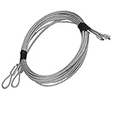 Pair of Garage Door Cables for Torsion Springs by Ri-Key Security (7-Foot (105 inches))