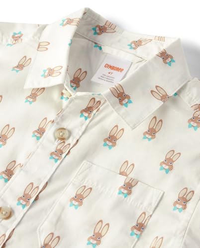 Image of Gymboree,Matching Family Short Sleeve Button Up Shirt