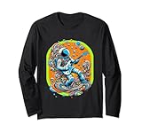Photo Gallery psychedelic trippy rave, chitarra colorata spaceman maglia a manica Photo Gallery psychedelic trippy rave, chitarra colorata spaceman maglia a manica