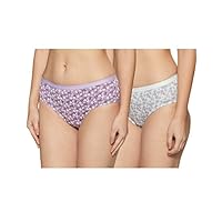 Van Heusen Women Hipster Panty – 100% Cotton – Pack of 2 – Anti Bacterial, No Marks Waistband, Quick Dry, Full Coverage