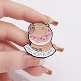 Zoom IMG-1 spilla smaltata con simpatico capibara Zoom IMG-1 spilla smaltata con simpatico capibara