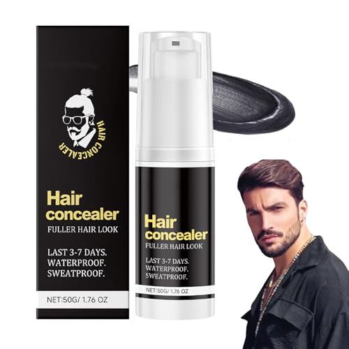 Corrector Para Cabello,Crema para Cubrir el Cabello,50 g Corrector Capilar Resistente al Agua,Hair Concealer para Hombre for Birthdays,Quick,Easy Enhancement