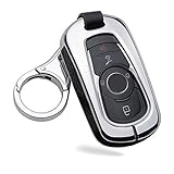 Idealer Schlüsselschutz: Der Schlüsselanhänger aus hochwertiger Zinklegierung und Leder ist verschleißfest und langlebig. Es ist nicht leicht beschädigt und verformt, Anti-Fall und Anti-Rutsch, schützen Sie sicher Ihre Autoschlüssel vor Beschädigungen und Kratzern.