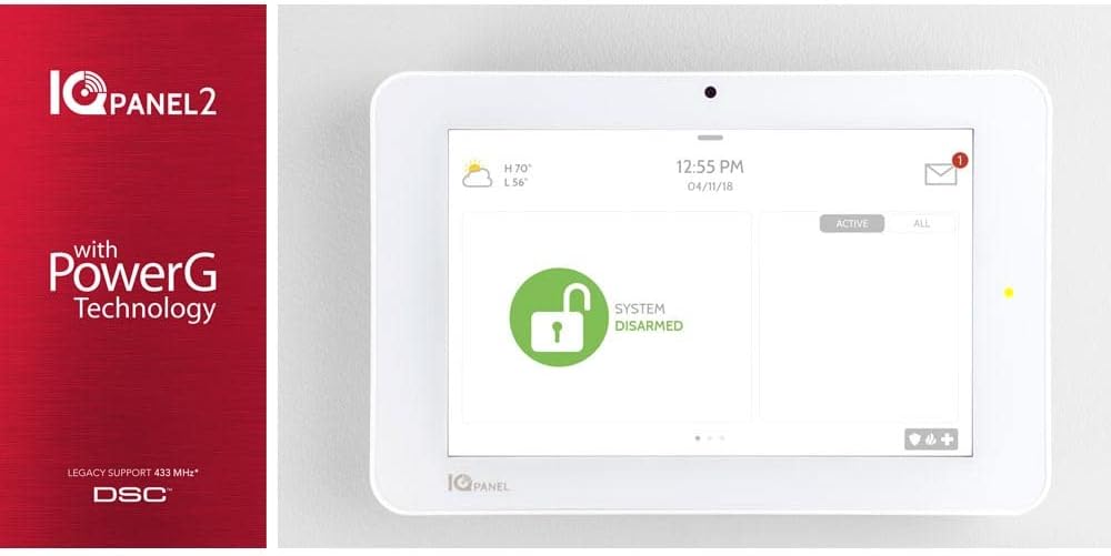 IQ Panel 2Plus SmartHome PowerG Security System Panel 5 Bluetooth Digital Keyfobs Access Point Glass Break Protection - Ideal for House, Apartment, Office (QS9202-4208-840) IQ Panel 2Plus SmartHome PowerG Security System Panel 5 Bluetooth Digital Keyfobs Access Point Glass Break Protection - Ideal for House, Apartment, Office (QS9202-4208-840)