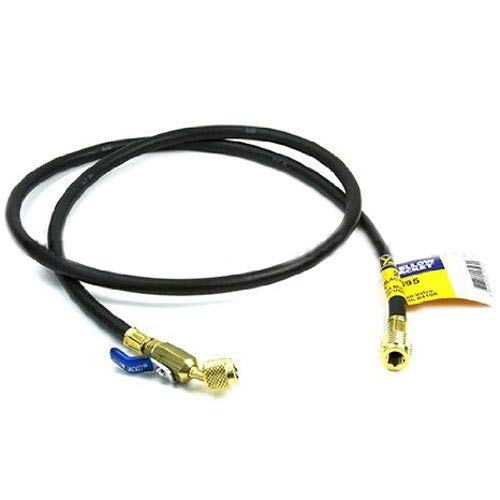 Yellow Jacket 29495 1/4" Plus II with 5/16" Ball Valve Replacement Hose, 60", Black