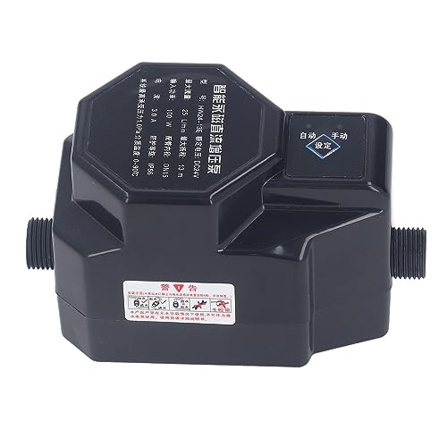 Wasserdruck-Booster-Pumpe, ABS 100W 100-240 V Shellpumpe mit Hauswasser Große Anwendung für Badezimmer (EU-Stecker 100-240V)