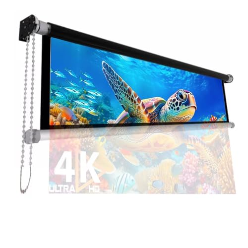 Pantalla de proyección manual 50'' 16:9 HD blanca