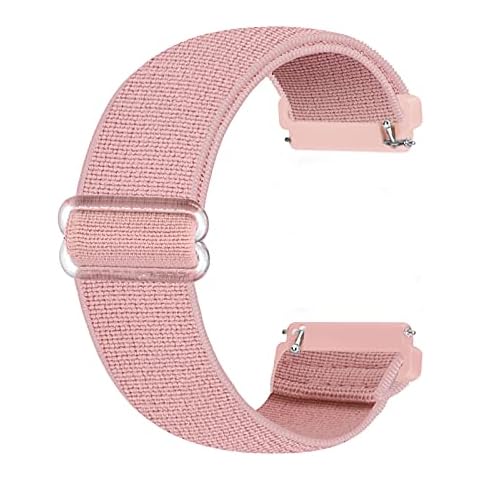 Ecogbd Elastic Replacement Strap Compatible with Fitbit Versa, Versa Lite, 2; Soft Fabric Nylon WristStrap Cover