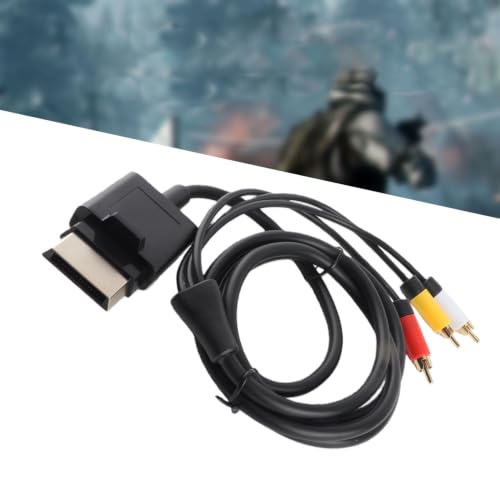 Cable Xbox 360 Slim de componentes de repuesto con audio óptico 3