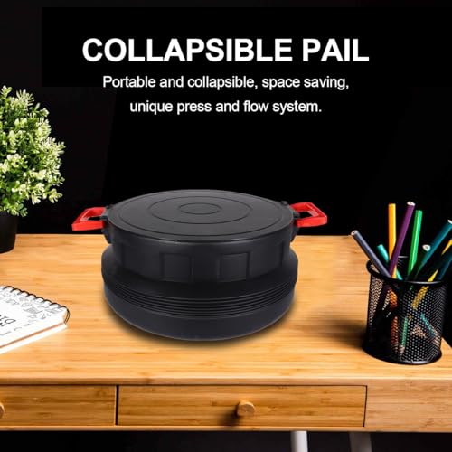 Cubo de pesca plegable para camping y limpieza domestica de 25L 7