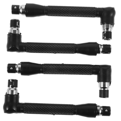 Operitacx Llave De Multiusos Destornillador Multituerca Llave Inglesa Doble Trinquete Llave De Destornillador Llaves De Herramientas Para El Hogar Black Metal