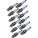 PRFMNCR 12 Pcs Spark Plug Replacement 0K23A-18-110, 5962J1, 5600 6240, MS851571, 003 159 31 03, 5962