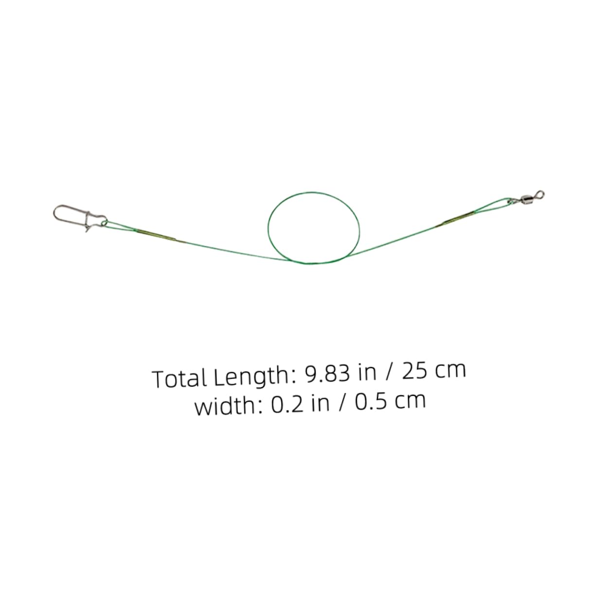 VICASKY 30pcs Fishing Leaders: High-Strength Fish Wire Leaders with Swivel Snap - Steel and Bite-Proof Fishing Tackle Accessories for Connecting and Hooks