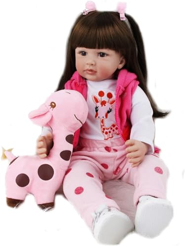 Muñeca Reborn Bebé Realista 60 cm de Vinilo y Silicona miniatura 4