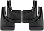 Red Hound Auto Heavy Duty Molded Mud Flaps Compatible with Chevrolet GMC Silverado Sierra 1999-2007 (fits Vehicles with OEM Flares Only) Front and Rear 4 Piece Set
