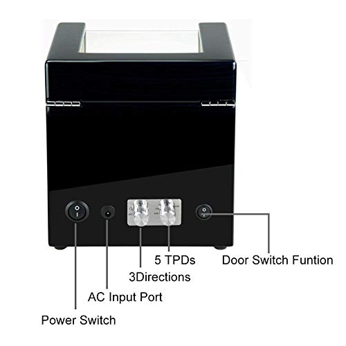 Watcher winder automatic 2 montres avec batterie et boîtiers silencieux - 6