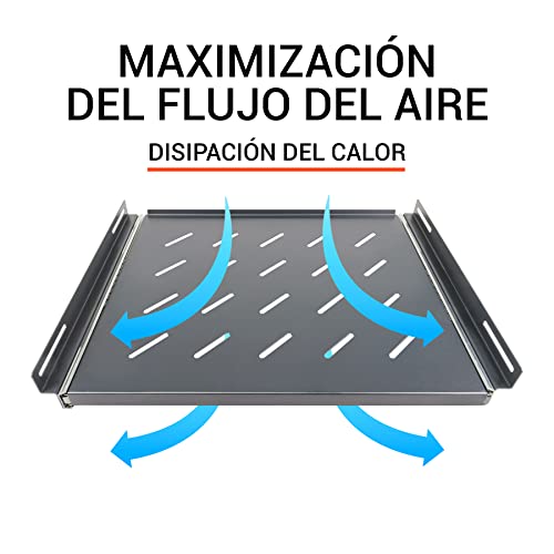 Bandeja extraíble armario rack resuelve el acceso a equipos 4