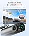 70mai Dash Cam M310, Dash Camera for Cars 1296P QHD, Smart Dash Cam Front Built in WiFi, 130° Wide-Angle FOV, WDR, Night Vision, iOS/Android Mobile App, Loop Recording, Parking Monitor, Time-Lapse