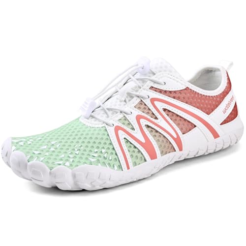 Image of Water Shoes for Men Barefoot Quick-Dry Aqua Sock Outdoor Athletic Sport Shoes for Kayaking, Boating, Hiking, Surfing, Walking