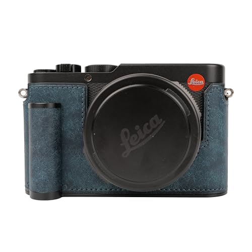 CLC handmade �Ή� Leica D-LUX8/Leica D-LUX 8 ��p �J�����P�[�X �J�����J�o�[ �J�����o�b�O �{�v ���w���v�{��+���^���x�[�X�v���[�g+�n���h�� (Dark Blue)