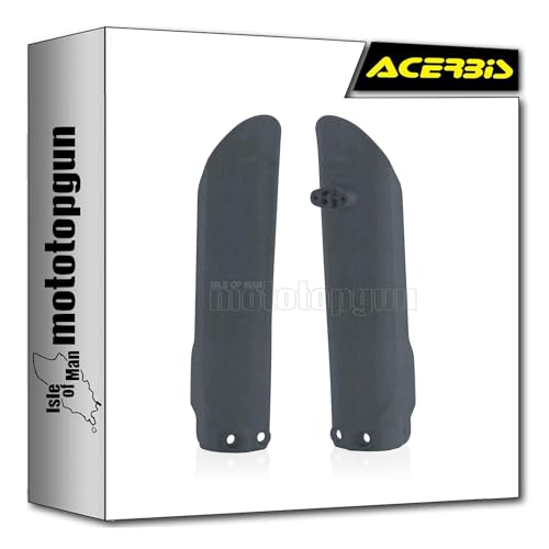 Couvercle fourche gris metal Acerbis anti-rayures pour Gas Gas MC 85