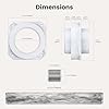 Magnetic Dryer Vent Coupling SDV180 Magnetic Dryer Vent Connector Kit White - 6