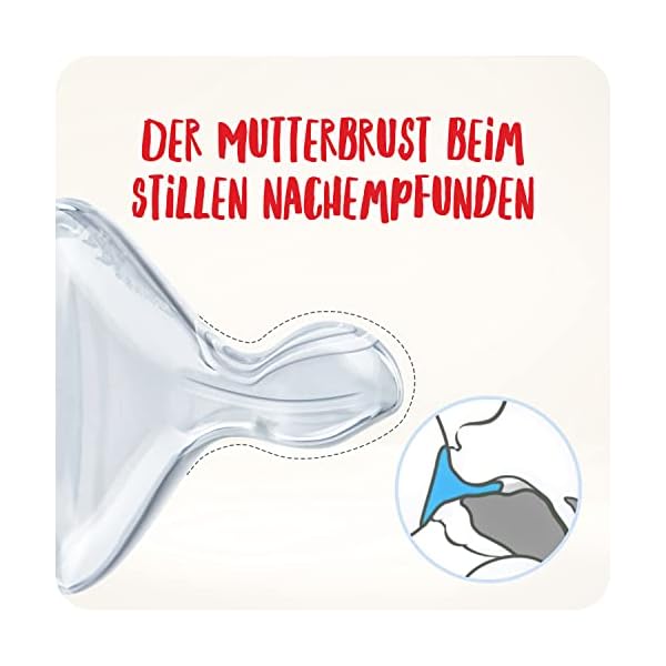 NUK First Choice+ Twin Set mit Temperature Control | kiefergerechter Trinksauger | 2x 300ml Flaschen | BPA-frei | 0-6 Monate | Herzmotiv (weiß) – Bild 5