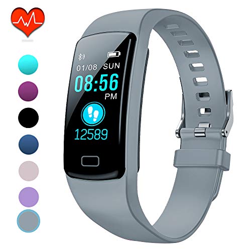 PUBU Fitness Tracker, IP67 Waterproof Fit Watch with Heart Rate Monitor,Sleep Monitor, Pedometer