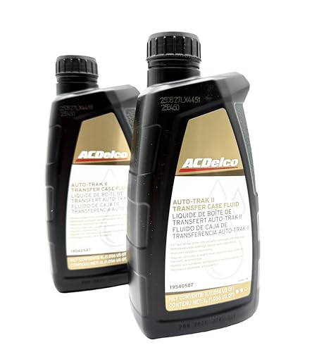 GM Auto-Trak II Transfer Case Fluid - 2 Pack 19540587 (Replaces 10-4017 88900402 12378396 12378508)