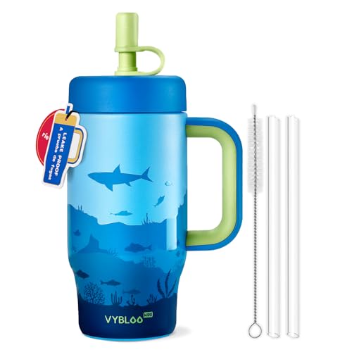 Reviews de Frascos térmicos para bebida para comprar hoy. 49 VYBLOOJUG Termo Acero Inoxidable, Termos Niña para Frío y Caliente, Termo para Niños con 2 Pajitas para Escuela, Deportes o Excursiones, Libre de BPA (18 oz / 540 ml, Mundo...