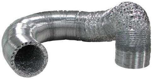 Sunlight Supply Ideal-Air Silver Flex Ducting — 4in. Dia. x 25ft.L