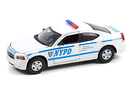 NYPD 2006 Dodge Charger, Castle - Greenlight 86603-1/43 Scale Diecast Model Toy Car