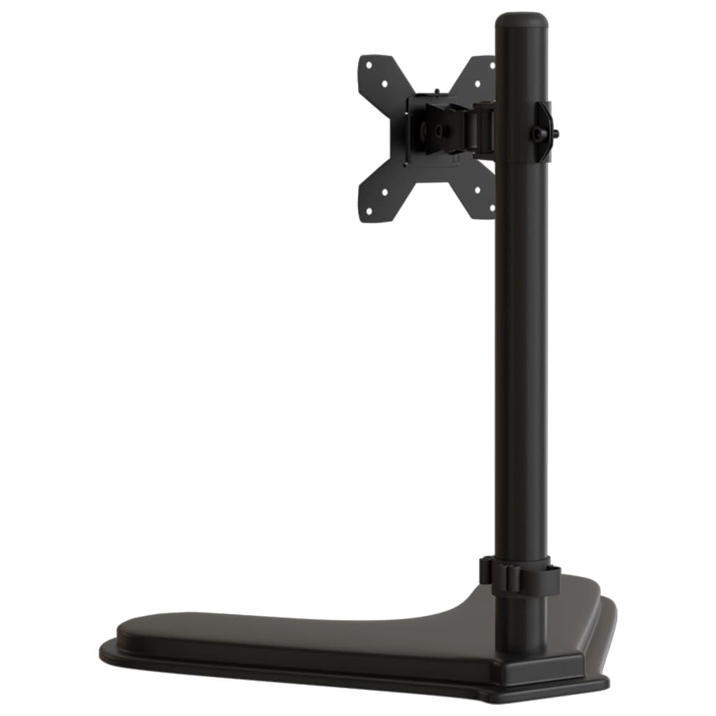 Supporto per monitor in acciaio nero VESA 75 100 mm