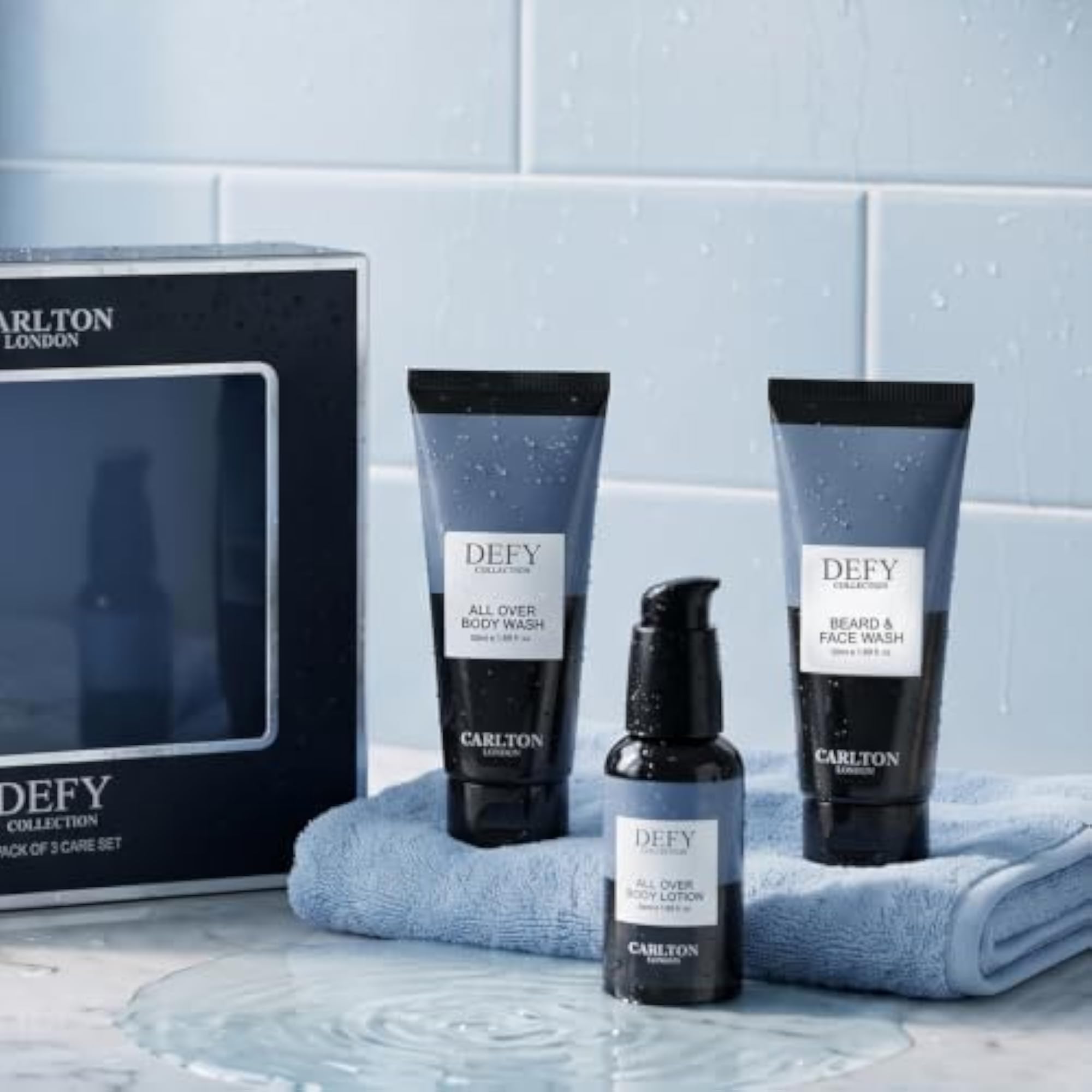 Men's Defy Bath Care Trio Gift Set, Luxury