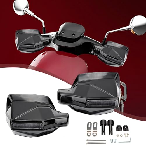 ZHUMCCY R?czne blokady wiatru motocyklowego, owiewka motocyklowa, os?ona przedniej szyby kierownic?, wodoodporna, do jazdy ulicy ATV, jazdy ka?d? pogod?