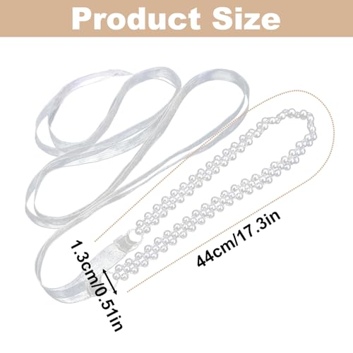 Pearl Bridal Belt, Wedding Dress Belt, Beaded Belt for Women, Organza Sash Belts for Dresses, Wedding Belt for Bride Bridesmaid Gowns Dress2