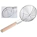 wanhaishop Łyżka cedzakowa Spider-Sit-Skimmer duży sitko ze stali nierdzewnej patelnia filtrująca do pieczenia z uchwytem do kuchni Deep Fryer Pasta Spaghetti makaron chochla (rozmiar: 11,42 x 8,66 cali)