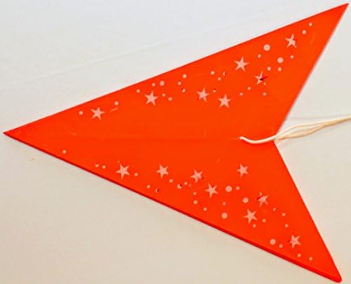 Constellation 5 Point Paper Star Lantern Large (Red) by UMTA