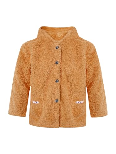 Linjinx Kids Girls Fur Fleece Zip Up Hooded Jacket Coat Winter Warm Animal Ear Hoodie Sweater Outwear